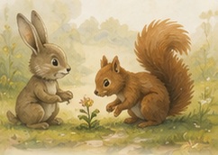 Ein kleiner Moment mit zwei Happimals