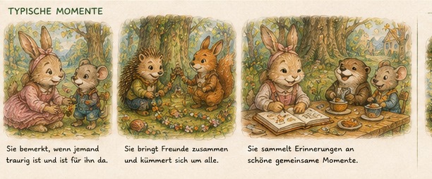 Mila bemerkt einen traurigen Freund, bringt Freunde zusammen und bewahrt gemeinsame Erinnerungen