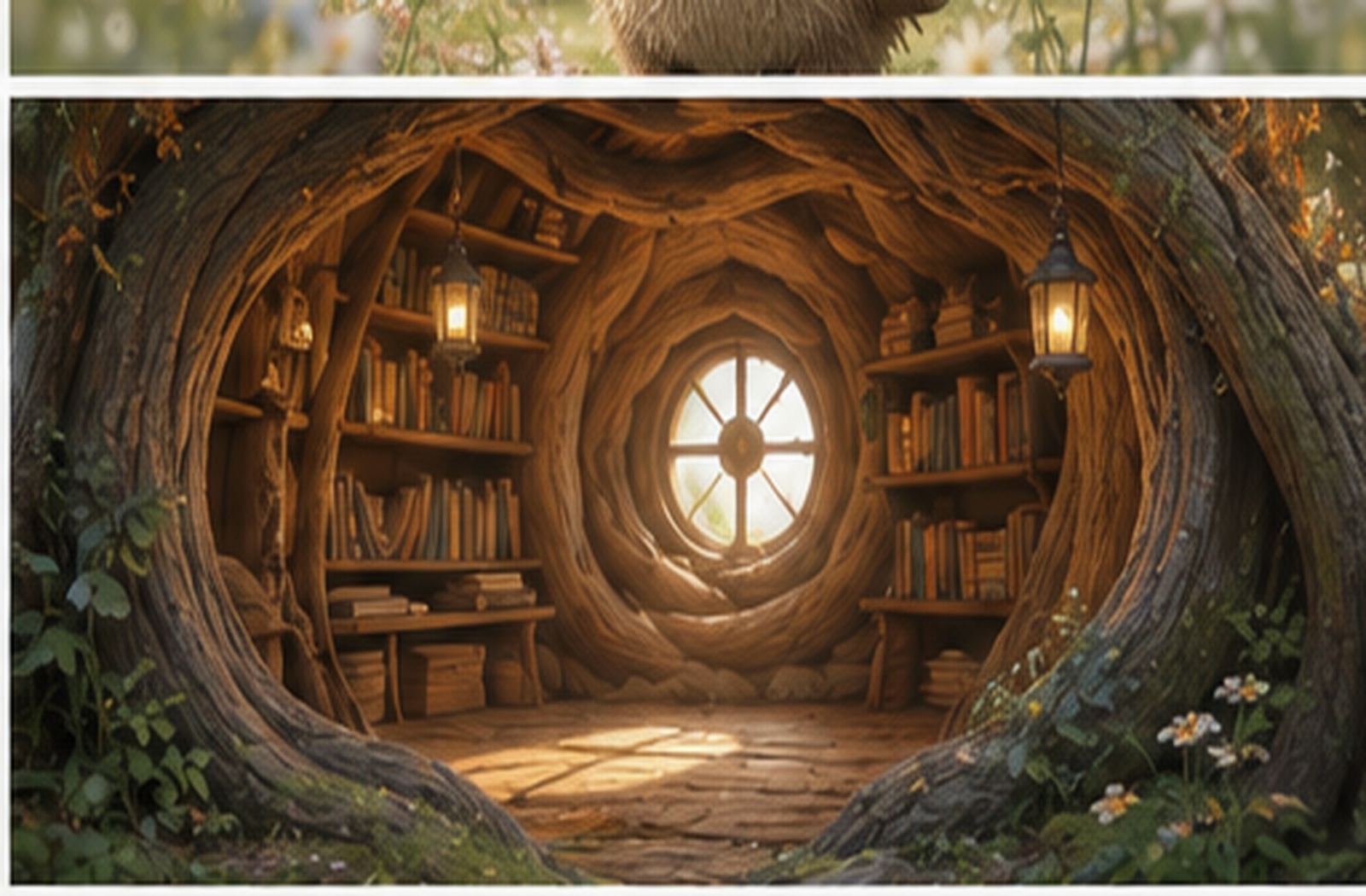 Das Bücherregal im Dorfladen